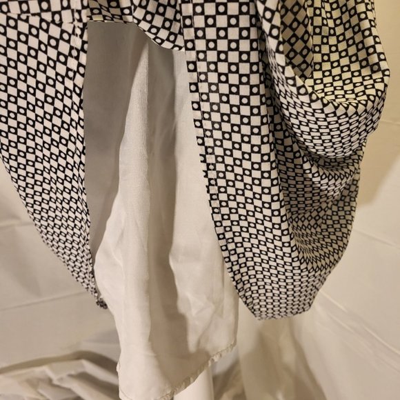 Modcloth Jack by BB Dakota Sleeveless Black & Ivory Print Dress - Picture 7 of 7